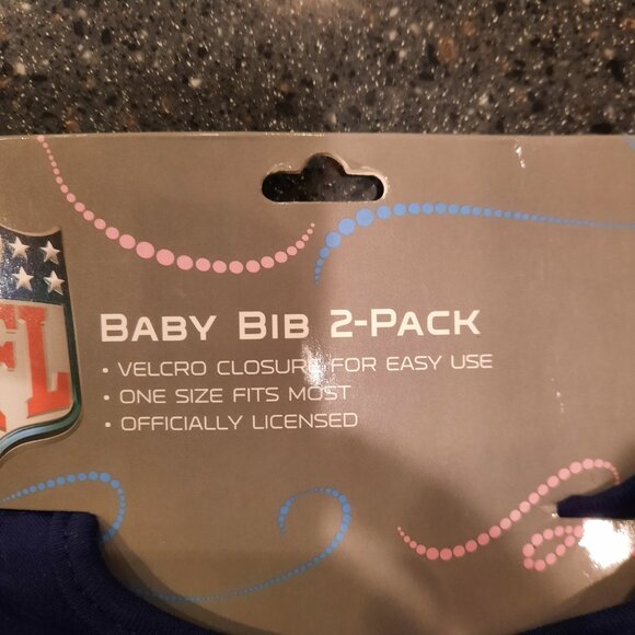 NEW Licensed Seahawks Baby Bib 2-Pack by Baby Fanatic - Picture 4 of 7
